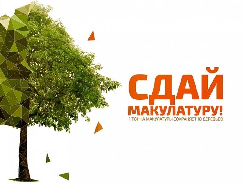 Экологическая акция «Сдай макулатуру – спаси дерево!»