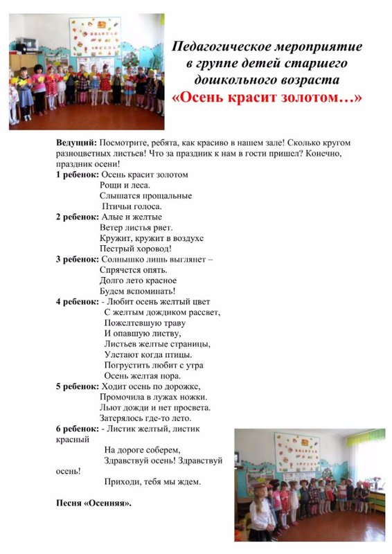 Осень красит золотом