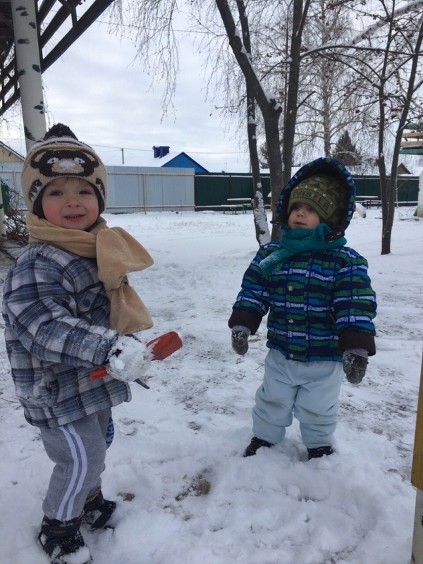 Зимние прогулки в детском саду