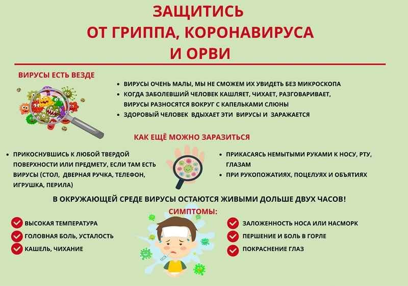 Защитись от гриппа, коронавируса и ОРВИ!