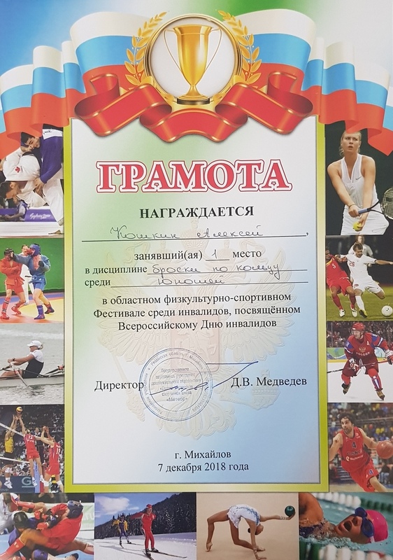 Областной физкультурно-спортивный Фестиваль среди инвалидов, посвящённый Всероссийскому Дню инвалидов.