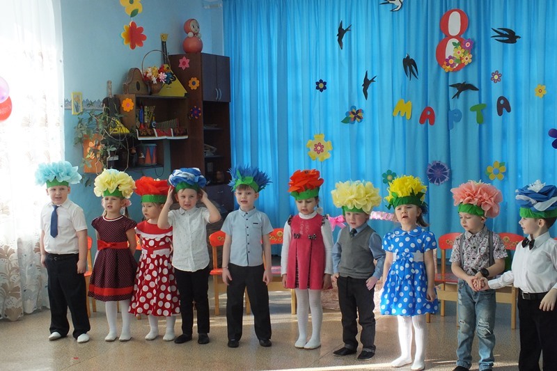 8 марта в средней группе. 8 марта в средней группе.