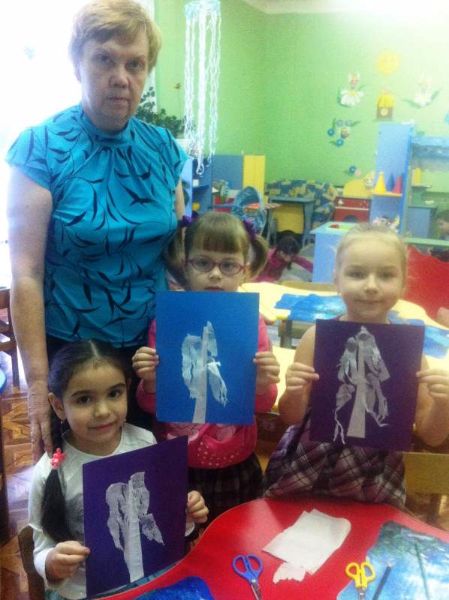 Занимательная деятельность с детьми старшей группы «Береза зимой». Занимательная деятельность с детьми старшей группы «Береза зимой».
