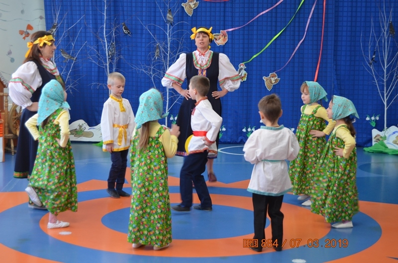 Праздник Масленницы в детском саду.