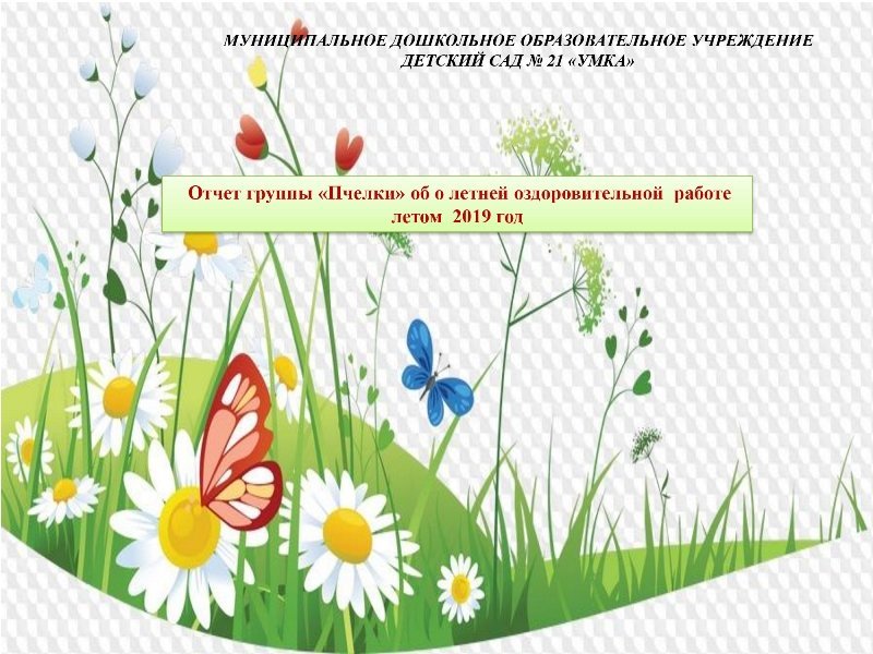 Отчет о проделанной работе летом 2019
