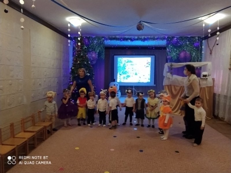 Новогодний утренник в группе 