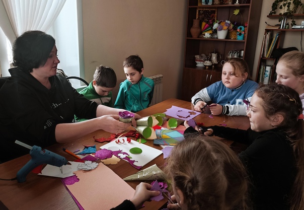 Мастер - класс "Открытка для любимых мам"