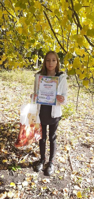 Участие в районном конкурсе юных вокалистов "Хрустальная нота"