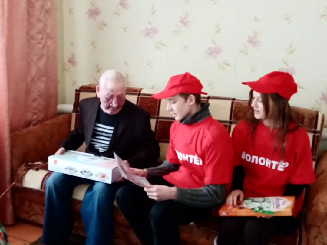 Поздравление старейшего жителя села Камардина Алексея Павловича с Юбилейным Днем рождения - 95 летием!