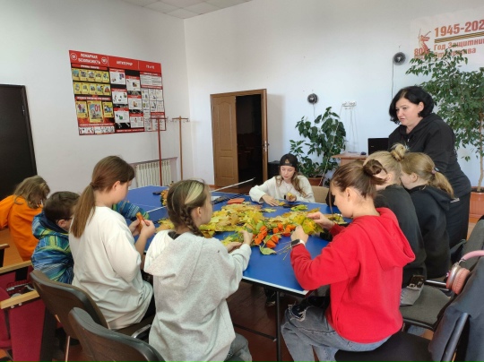 Мастер-класс "Осенний букет"