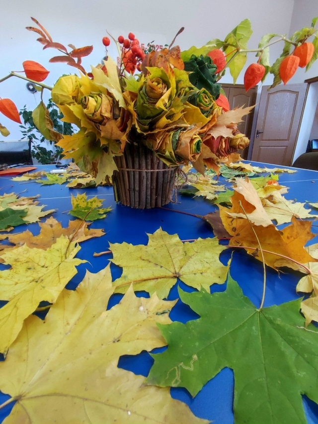Мастер-класс "Осенний букет"