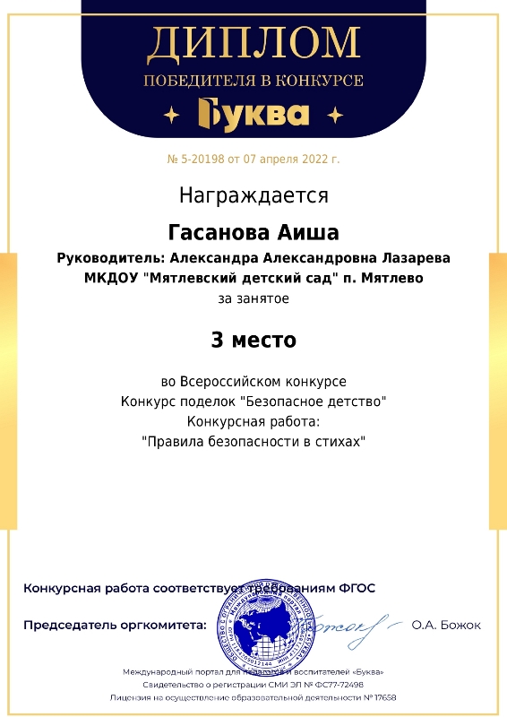 Итоги конкурса 
