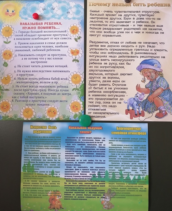 Стенд права старшей группы "Ягодки"