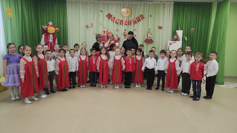 Масленица гр. "Весёлые котята" и "Почемучки"