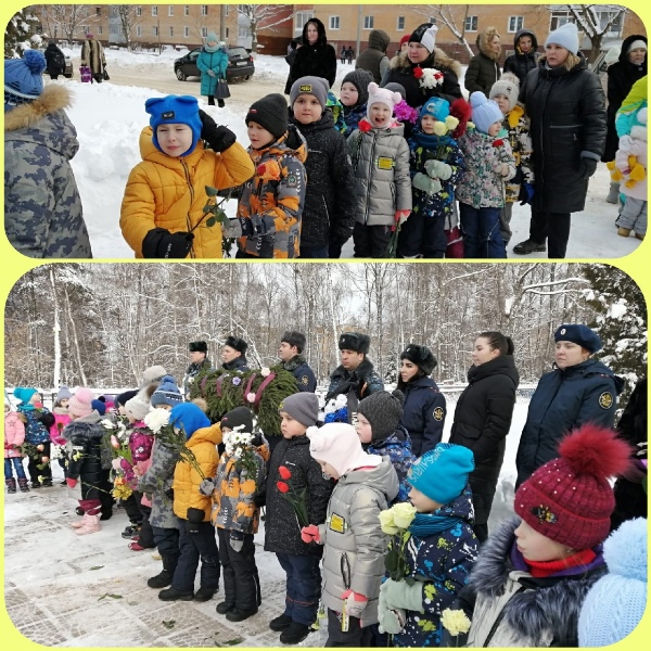 Участие в торжественном мероприятии, посвященном 80 – летию освобождения Дзержинского района от немецко-фашистских захватчиков