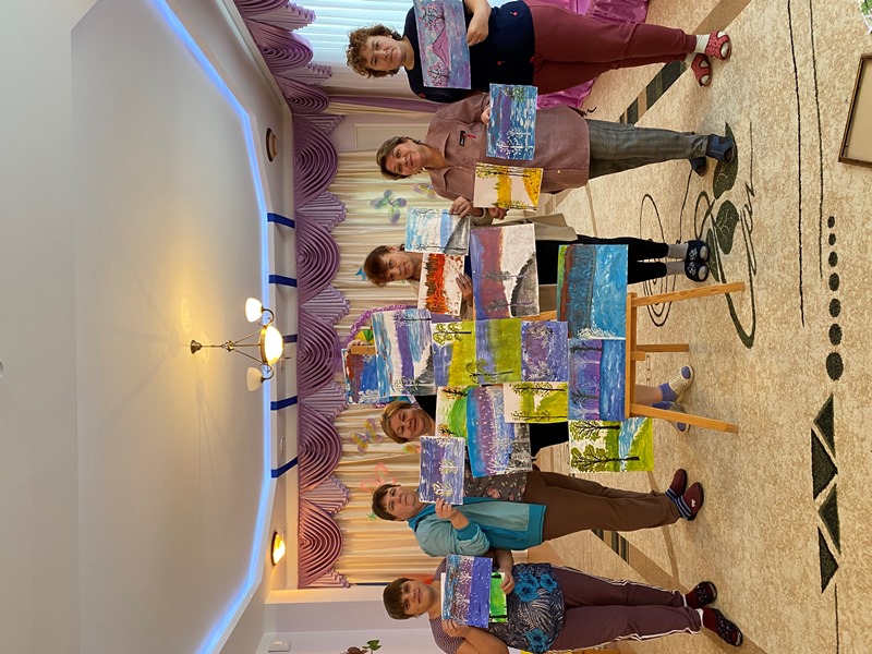 Мастер-класс для педагогов "Нетрадиционные техники рисования"