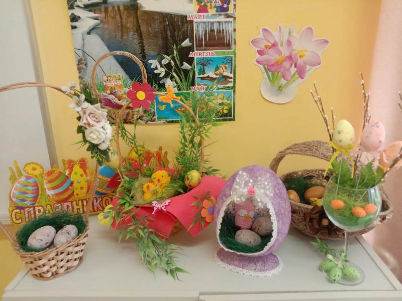Отчет о праздновании Великой Пасхи в старшей группе "Божьи коровки"