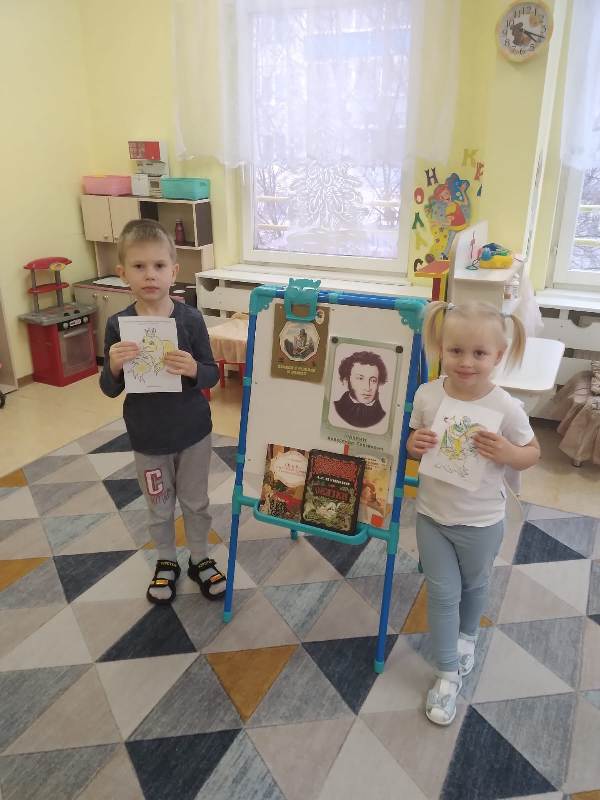 День памяти А. С. Пушкина в группе "Пчелки"
