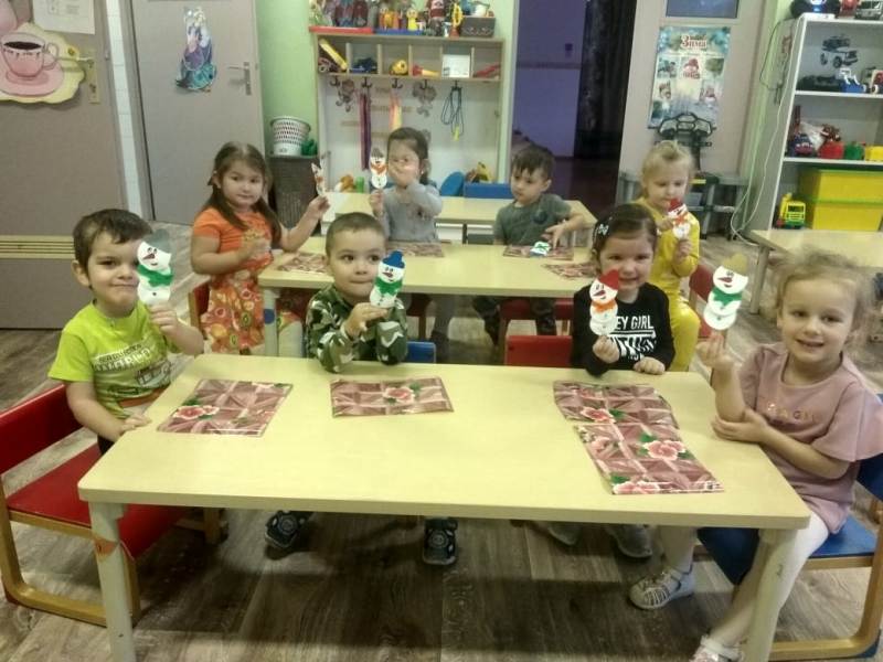 День снеговика в группе № 7