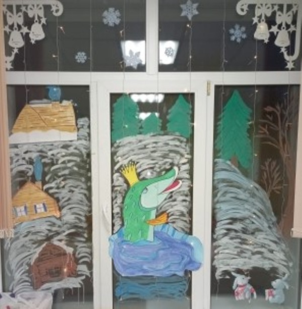 Конкурс "Сказка на окне"