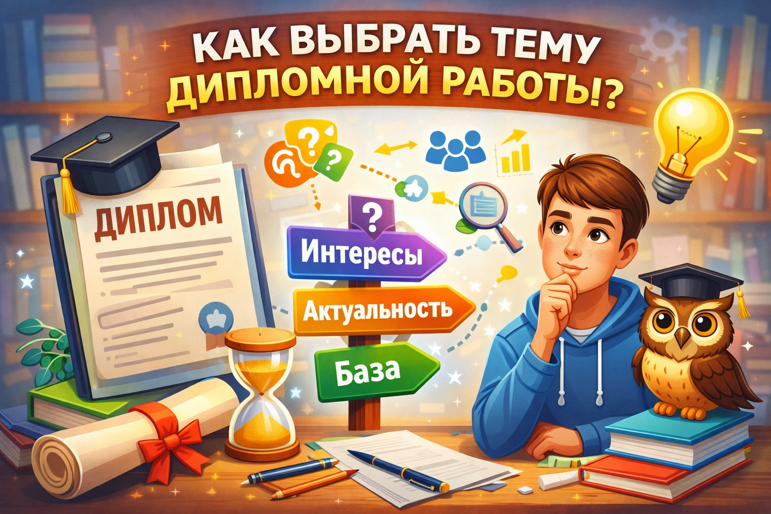 Как выбрать тему дипломной работы?