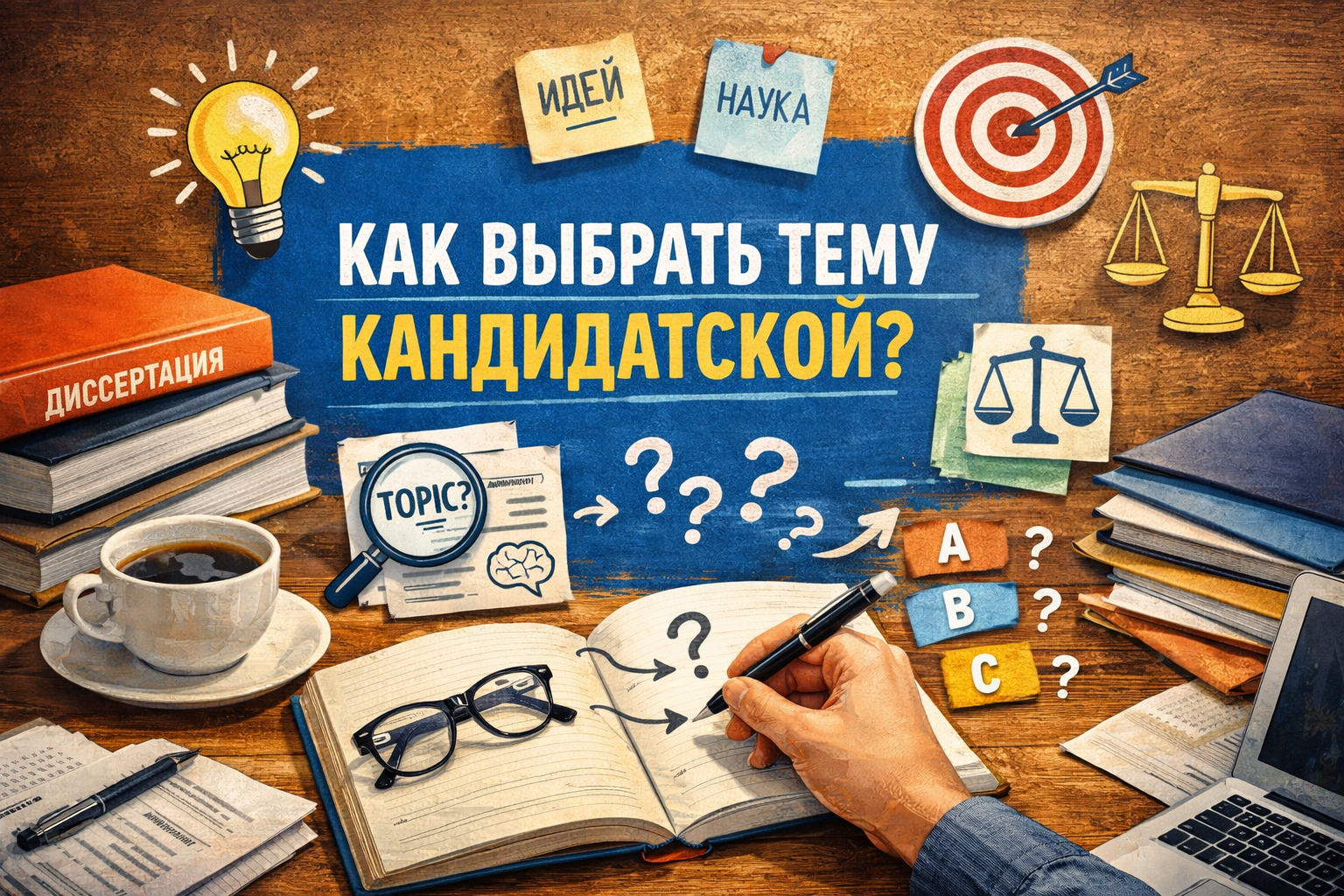 Как выбрать тему кандидатской?