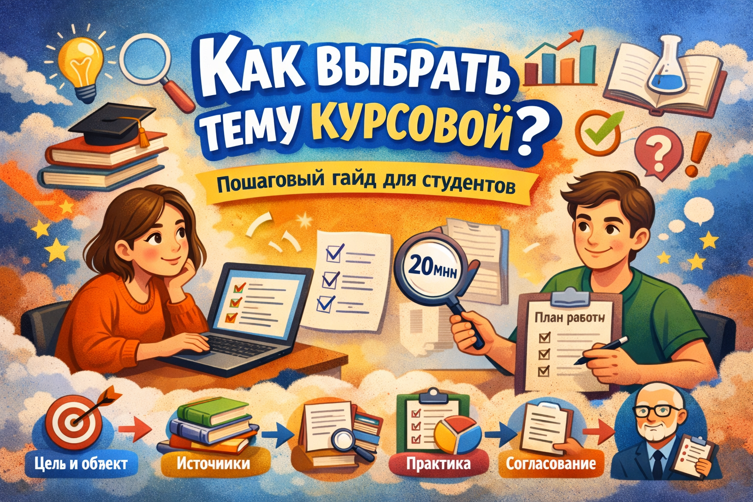 Как выбрать тему курсовой работы?