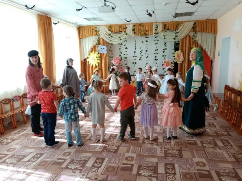 Воспитанники средней группы встречали Весну – Красну