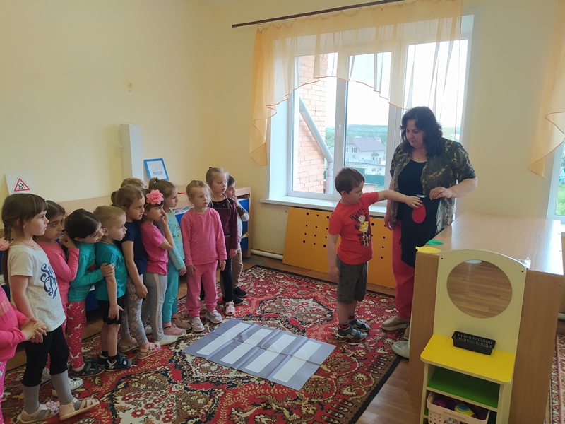 Беседа ПДД в средней группе