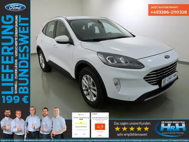 Ford Kuga 2.5 Plug-in-Hybrid Titanium LED+ParkAss+Kam — миниатюра 1