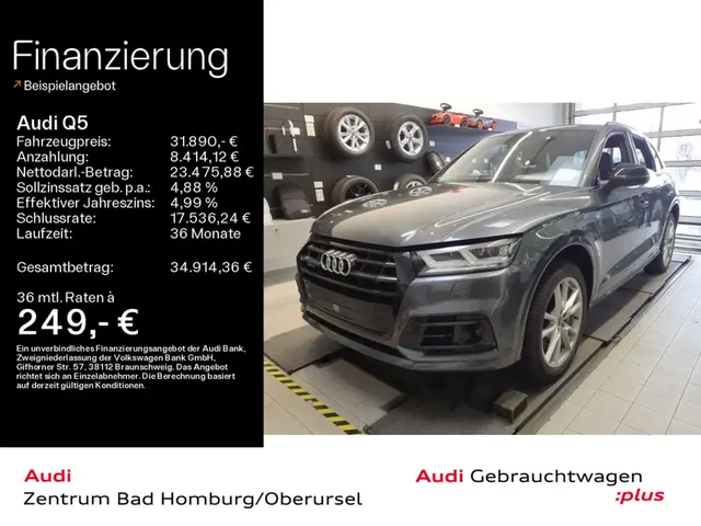 Audi Q5 50 TFSI e quattro sport S line*Navi*LED*HUD*P — миниатюра 1