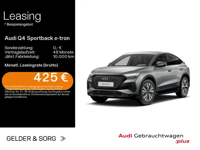 Audi Q4 e-tron Q4 Sportback 45 e-tron 0,25%*Matrix*AHK*RFK*HuD — миниатюра 1