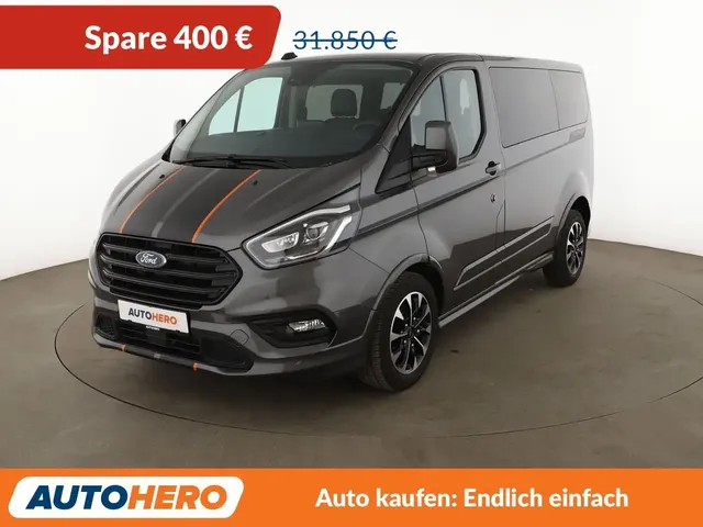 Ford Transit Custom 2.0 TDCi 320 L1 Sport Aut.*NAVI*CAM*ACC*SHZ* — миниатюра 1