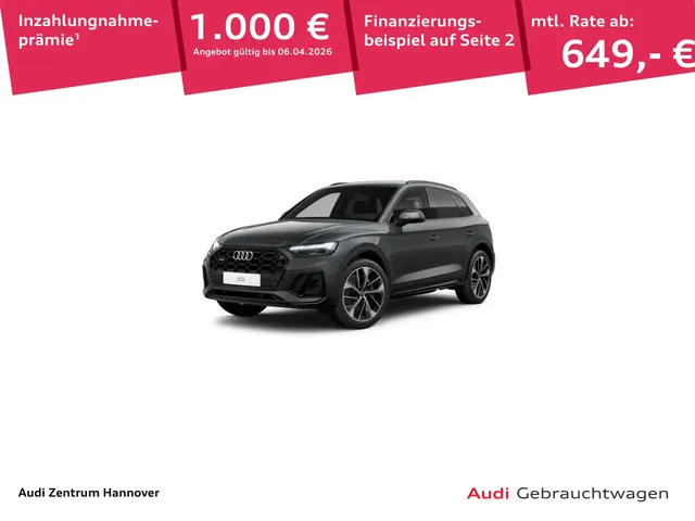 Audi SQ5 3.0 TDI quattro Matrix B&O Kamera AHK Navi — миниатюра 1
