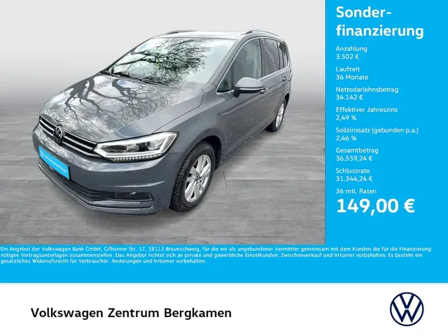 Volkswagen Touran 2.0 HIGHLINE AHK PANO NAVI CARPLAY — миниатюра 1