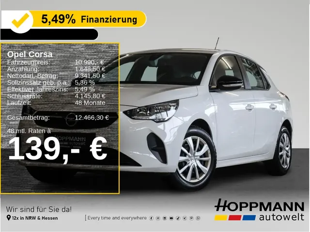 Opel Corsa Edition*Klima*PDC*Bluetooth*Lichtsensor* — миниатюра 1