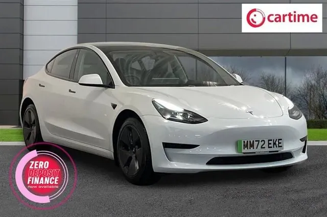 Tesla Model 3 Tesla Model 3 Saloon 4dr Electric Auto RWD (241 bhp) Panoramic Glass Roof, Park Assist Camera, Heated Steering Wheel, Navigation — миниатюра 1