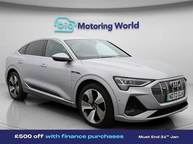 Audi e-tron Audi E-Tron 55 S line Sportback 5dr Electric Auto quattro 95kWh (11kW Charger) (408 ps) — миниатюра 1