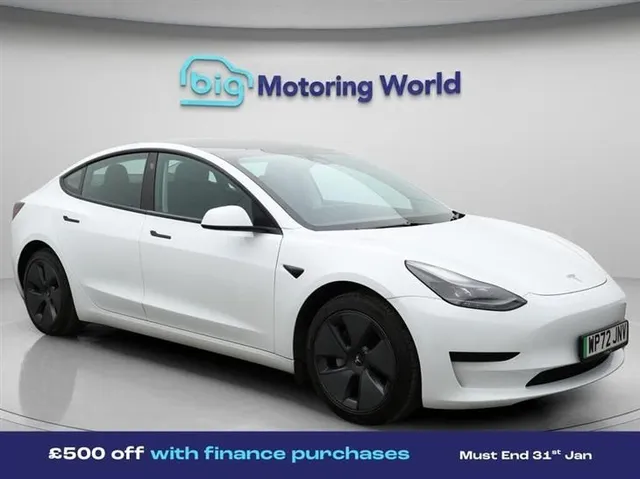 Tesla Model 3 Tesla Model 3 Saloon 4dr Electric Auto RWD (241 bhp) — миниатюра 1