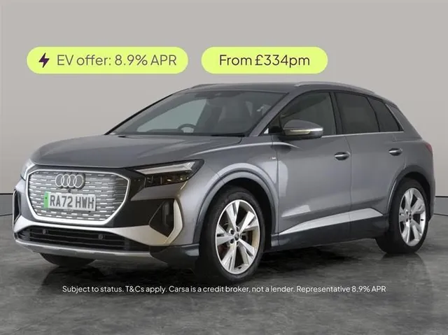 Audi e-tron Audi Q4 E-Tron 40 S line SUV 5dr Electric Auto 82kWh (204 ps) — миниатюра 1