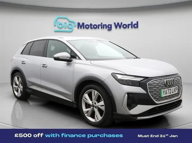 Audi e-tron Audi Q4 E-Tron 40 S line SUV 5dr Electric Auto 82kWh (204 ps) — миниатюра 1