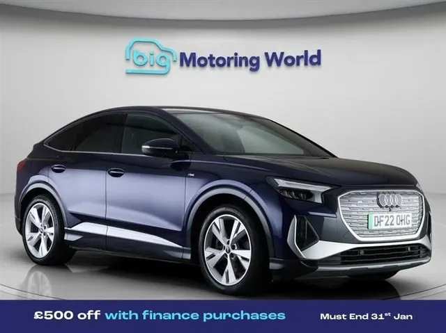 Audi e-tron Audi Q4 E-Tron 50 S line Sportback 5dr Electric Auto quattro 82kWh (299 ps) — миниатюра 1