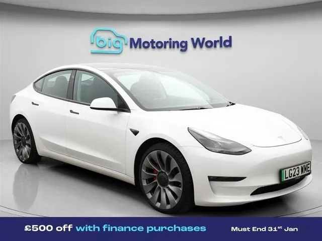 Tesla Model 3 Tesla Model 3 (Dual Motor) Performance Saloon 4dr Electric Auto 4WDE (Performance Upgrade) (449 bhp) — миниатюра 1
