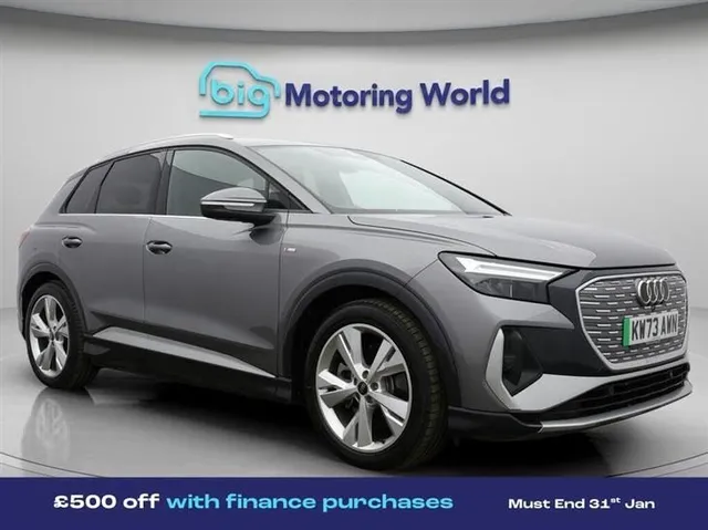 Audi e-tron Audi Q4 E-Tron 40 S line SUV 5dr Electric Auto 82kWh (204 ps) — миниатюра 1