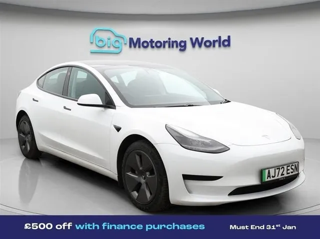 Tesla Model 3 Tesla Model 3 Saloon 4dr Electric Auto RWD (241 bhp) — миниатюра 1