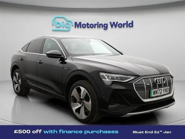 Audi e-tron Audi E-Tron 55 S line Sportback 5dr Electric Auto quattro 95kWh (11kW Charger) (408 ps) — миниатюра 1