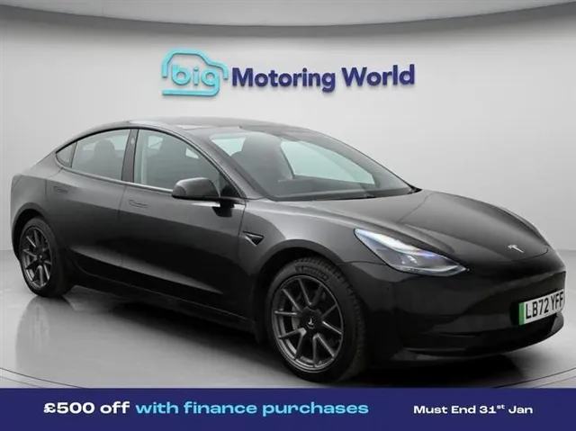 Tesla Model 3 Tesla Model 3 Saloon 4dr Electric Auto RWD (241 bhp) — миниатюра 1