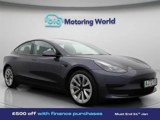 Tesla Model 3 Tesla Model 3 Saloon 4dr Electric Auto RWD (241 bhp) — миниатюра 1