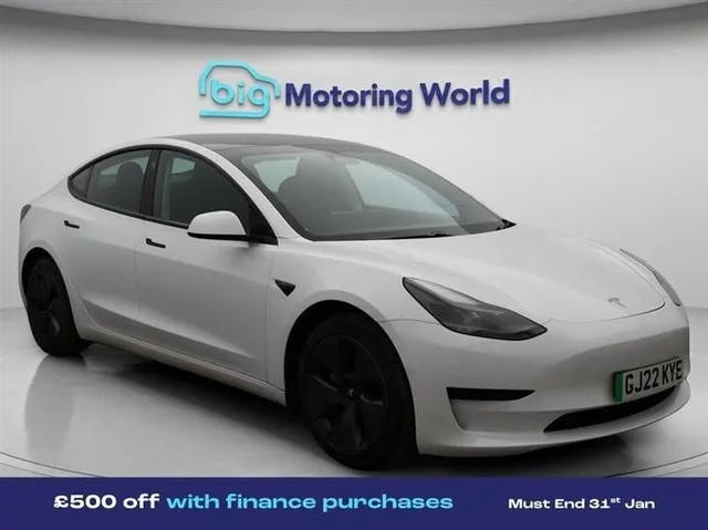Tesla Model 3 Tesla Model 3 Standard Range Plus Saloon 4dr Electric Auto RWD (241 bhp) — миниатюра 1