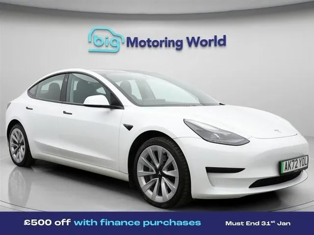 Tesla Model 3 Tesla Model 3 Saloon 4dr Electric Auto RWD (241 bhp) — миниатюра 1